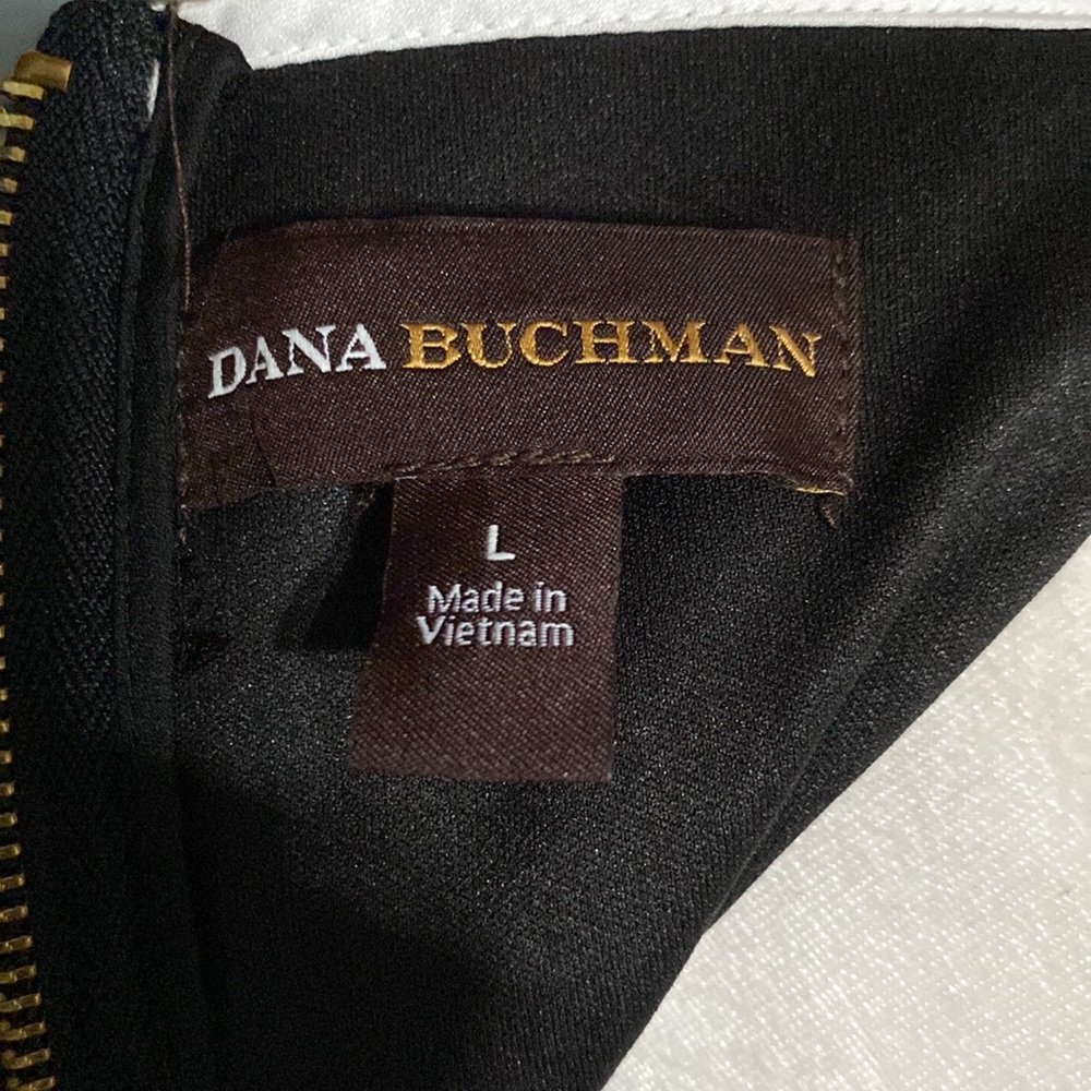 10/$10 Dana Buchman Black & White Lined Dress. EUC Size Large - Picture 7 of 10